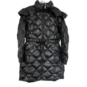 Calvin Klein Black Diamond-Quilting Down Puffer Jacket Size Small